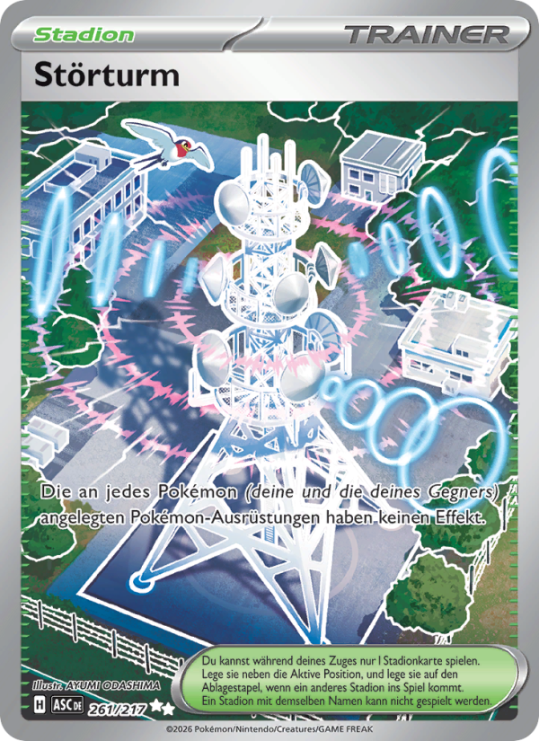 Störturm 261 — Erhabene Helden (German Pokémon TCG card)