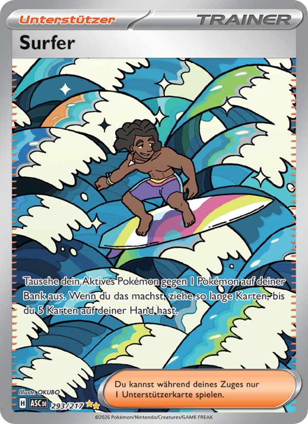 Surfer 293 — Erhabene Helden (German Pokémon TCG card)