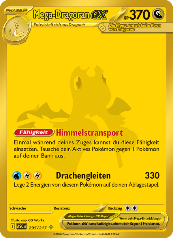Mega-Dragoran-ex 295 — Erhabene Helden (German Pokémon TCG card)