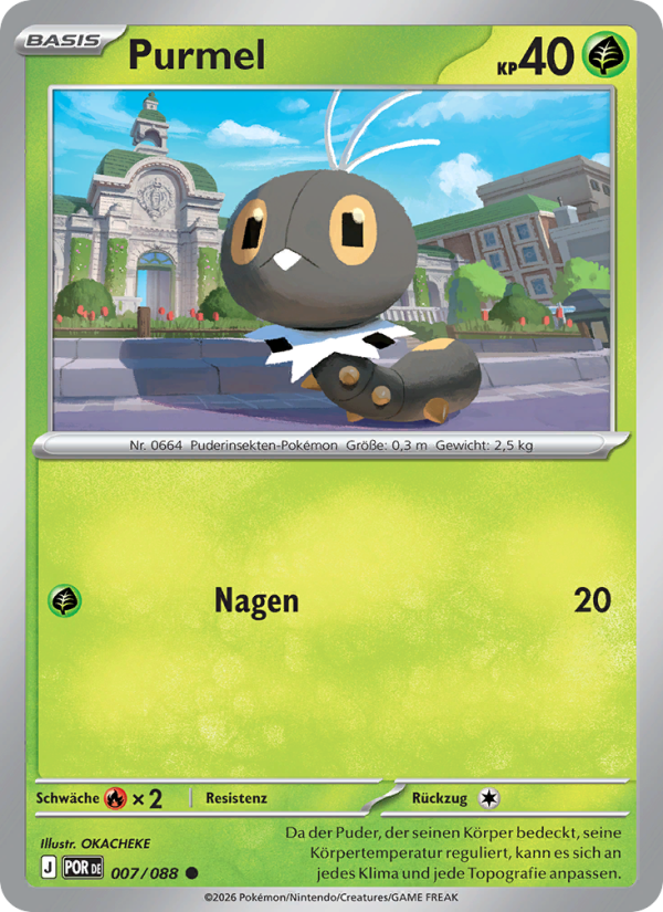 Purmel 007 — Optimale Ordnung (German Pokémon TCG card)