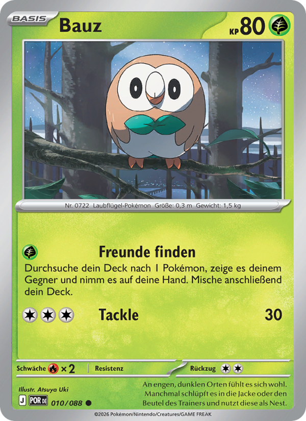 Bauz 010 — Optimale Ordnung (German Pokémon TCG card)