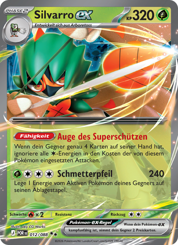 Silvarro-ex 012 — Optimale Ordnung (German Pokémon TCG card)