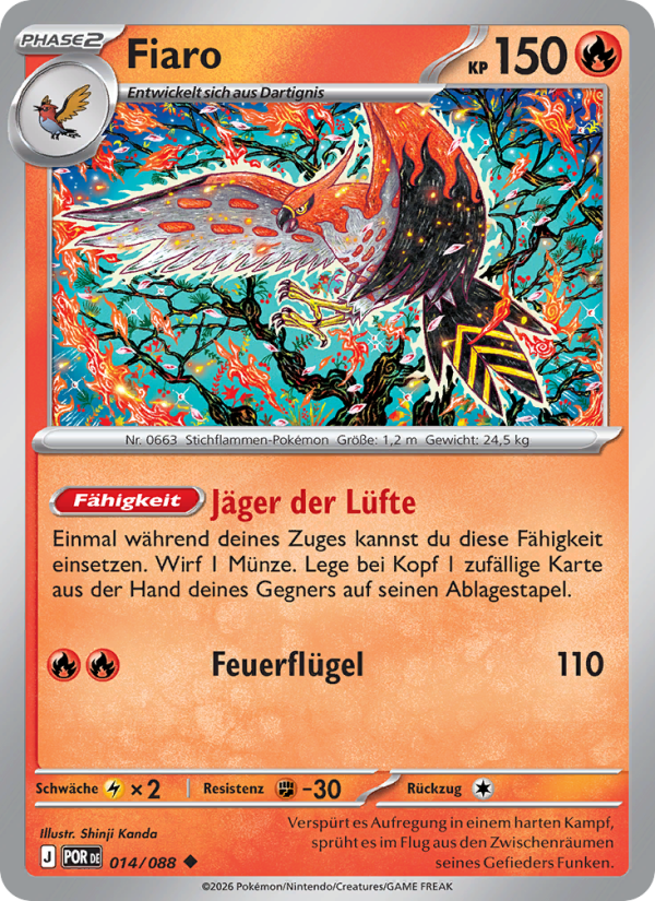 Fiaro 014 — Optimale Ordnung (German Pokémon TCG card)