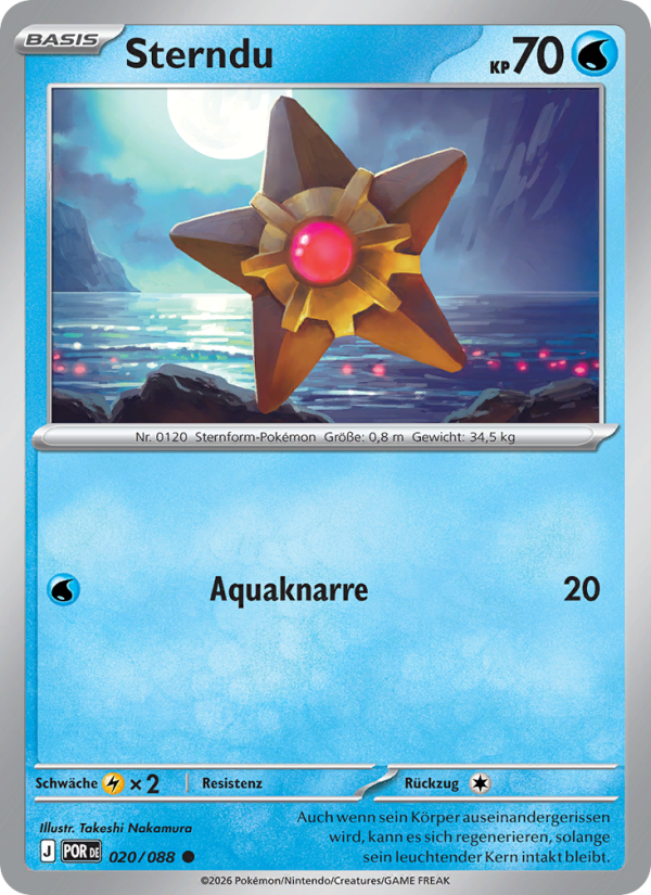 Sterndu 020 — Optimale Ordnung (German Pokémon TCG card)