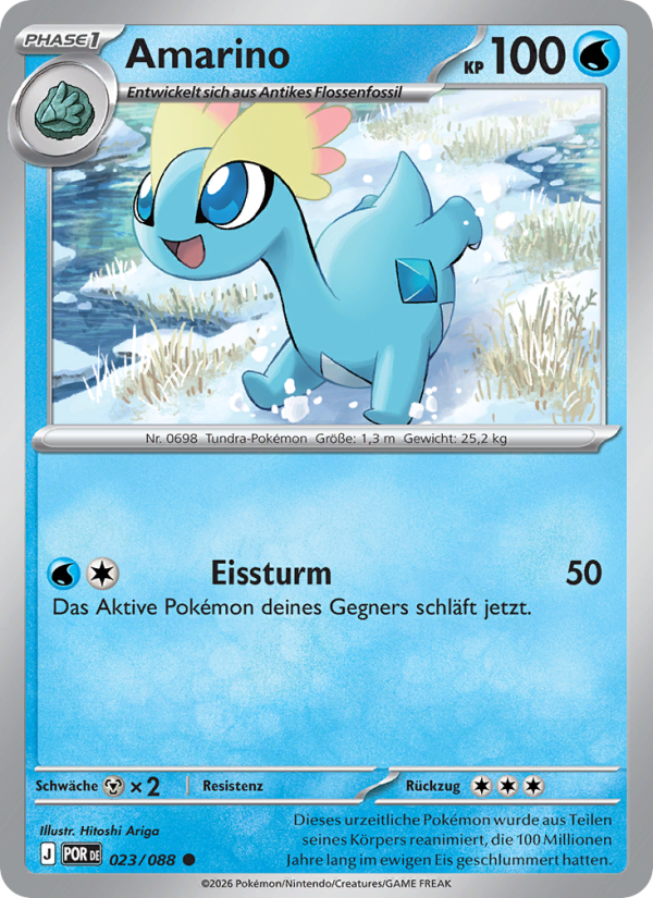 Amarino 023 — Optimale Ordnung (German Pokémon TCG card)