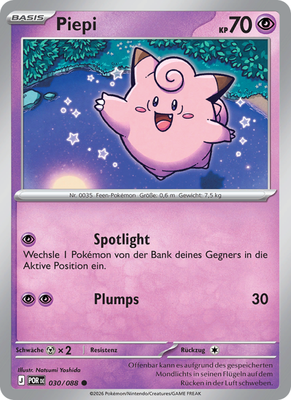 Piepi 030 — Optimale Ordnung (German Pokémon TCG card)