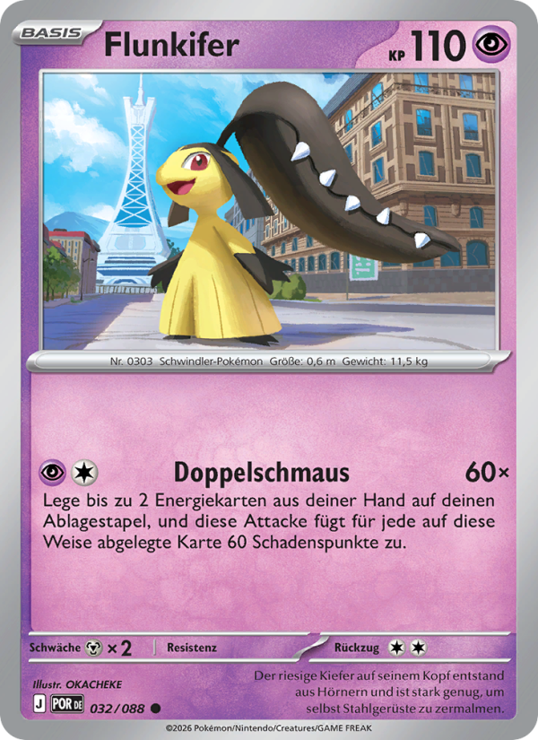 Flunkifer 032 — Optimale Ordnung (German Pokémon TCG card)