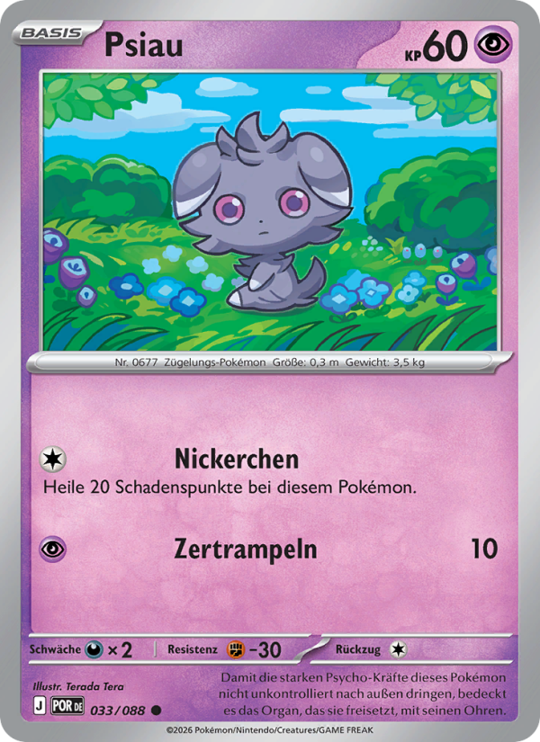 Psiau 033 — Optimale Ordnung (German Pokémon TCG card)