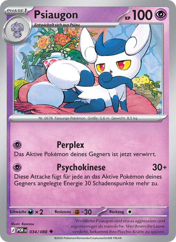 Psiaugon 034 — Optimale Ordnung (German Pokémon TCG card)