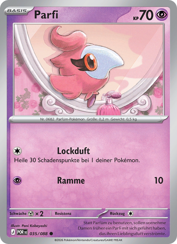 Parfi 035 — Optimale Ordnung (German Pokémon TCG card)