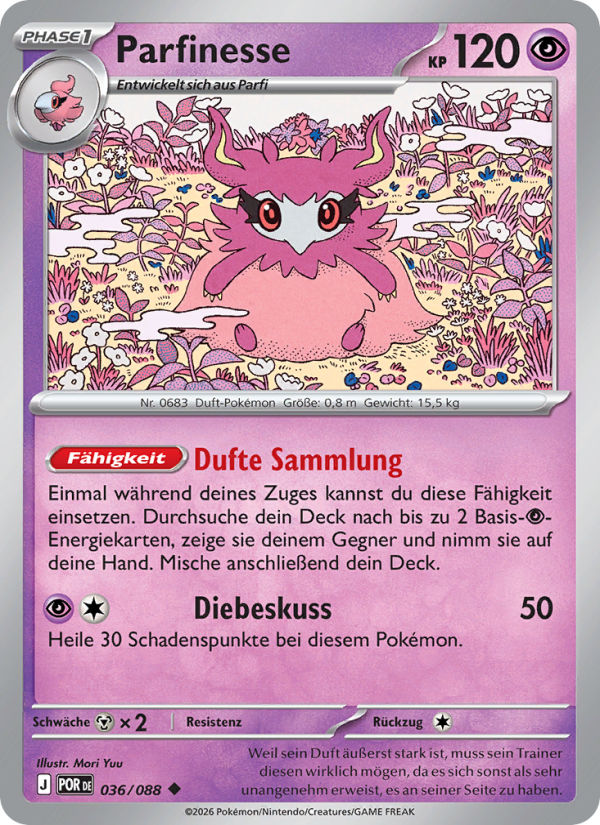 Parfinesse 036 — Optimale Ordnung (German Pokémon TCG card)