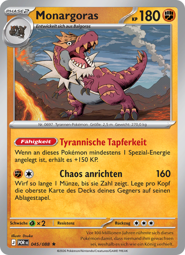 Monargoras 045 — Optimale Ordnung (German Pokémon TCG card)