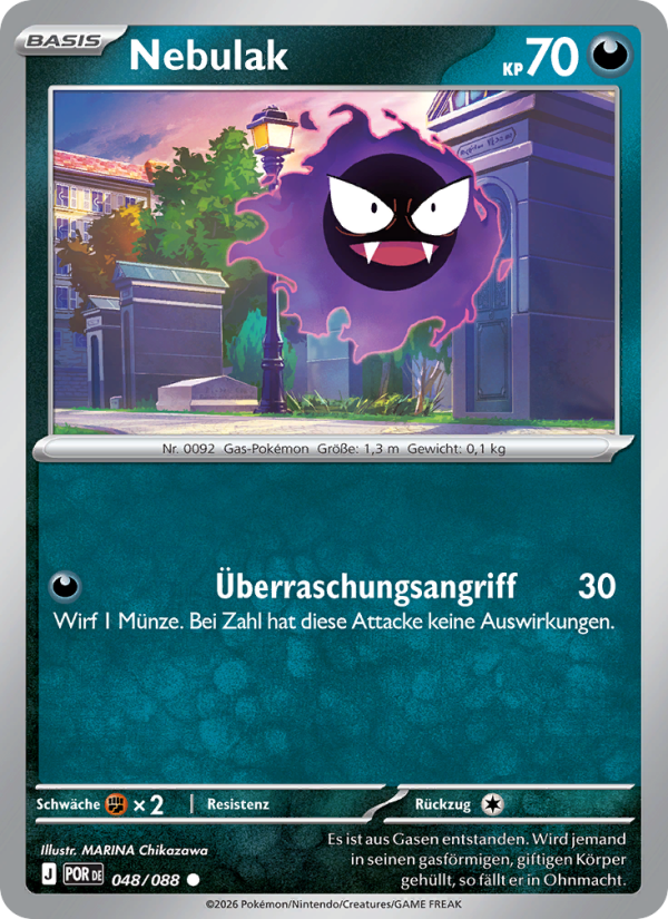 Nebulak 048 — Optimale Ordnung (German Pokémon TCG card)