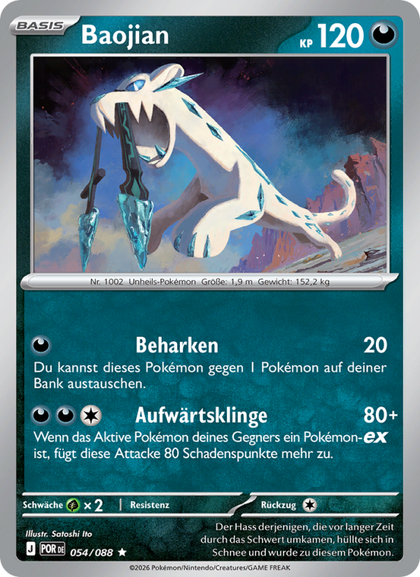 Baojian 054 — Optimale Ordnung (German Pokémon TCG card)