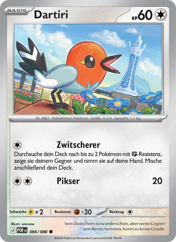 Dartiri 066 — Optimale Ordnung (German Pokémon TCG card)