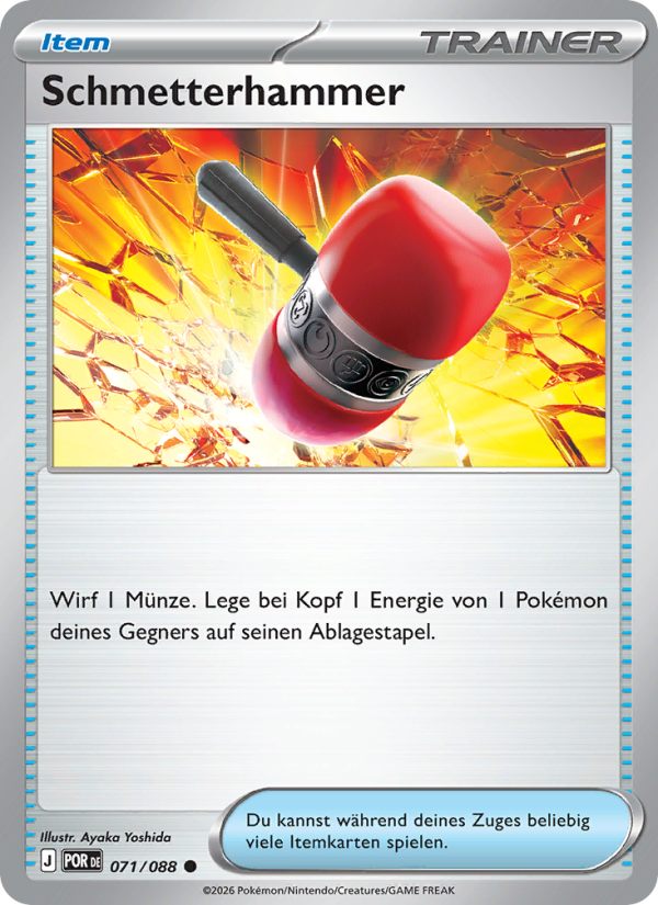 Schmetterhammer 071 — Optimale Ordnung (German Pokémon TCG card)