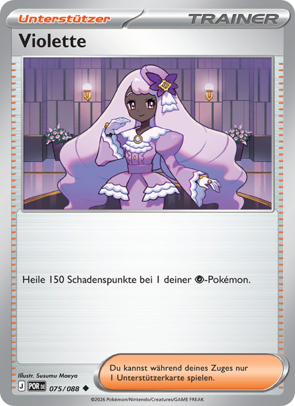 Violette 075 — Optimale Ordnung (German Pokémon TCG card)
