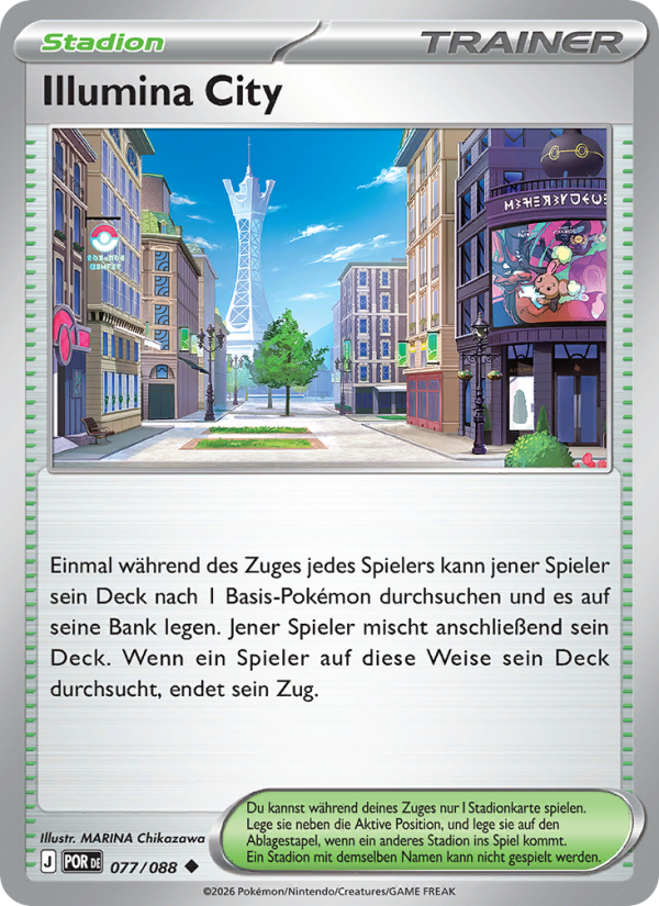 Illumina City 077 — Optimale Ordnung (German Pokémon TCG card)