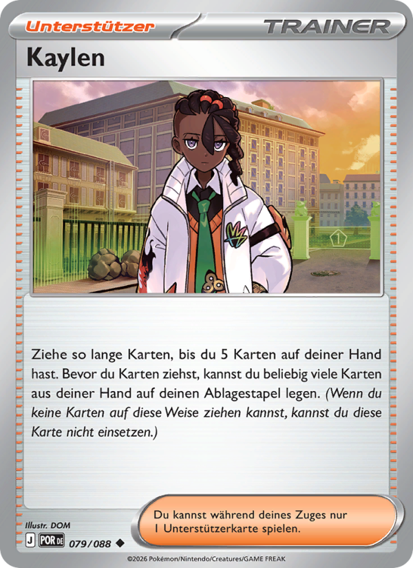 Kaylen 079 — Optimale Ordnung (German Pokémon TCG card)