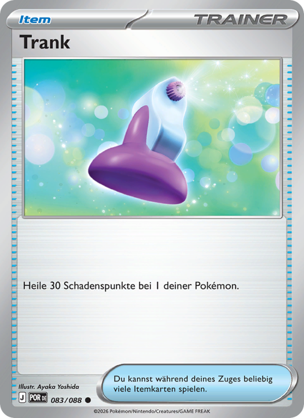 Trank 083 — Optimale Ordnung (German Pokémon TCG card)