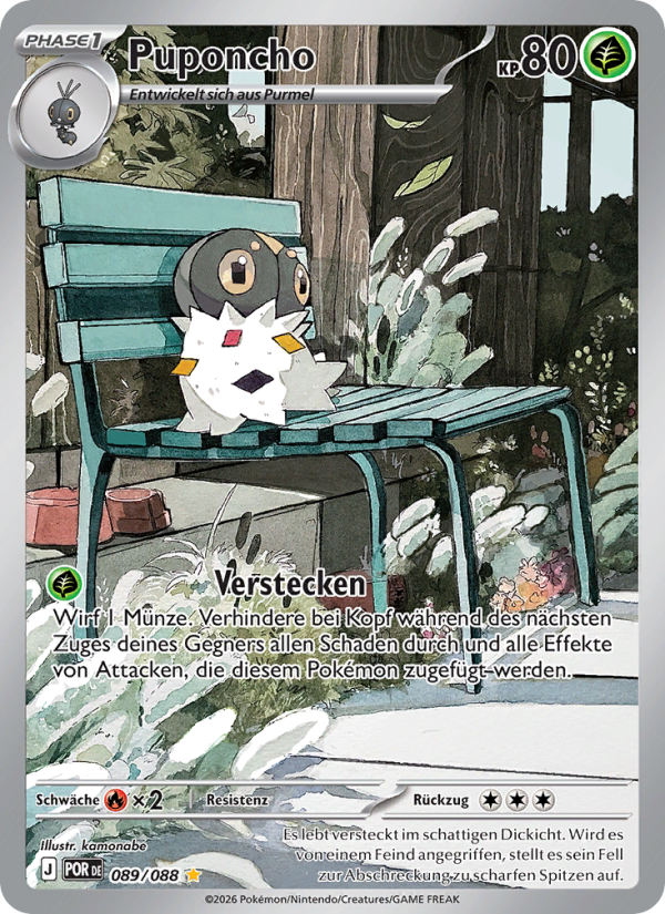 Puponcho 089 — Optimale Ordnung (German Pokémon TCG card)