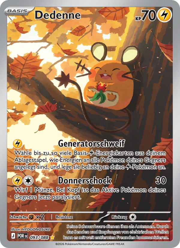 Dedenne 093 — Optimale Ordnung (German Pokémon TCG card)