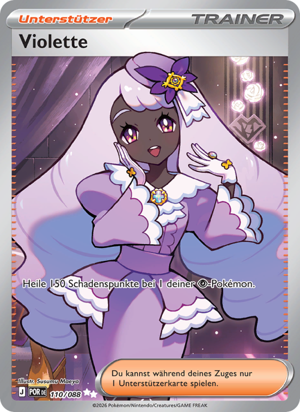 Violette 110 — Optimale Ordnung (German Pokémon TCG card)