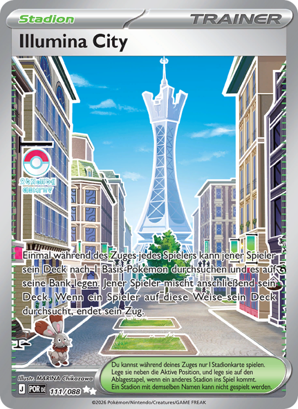 Illumina City 111 — Optimale Ordnung (German Pokémon TCG card)