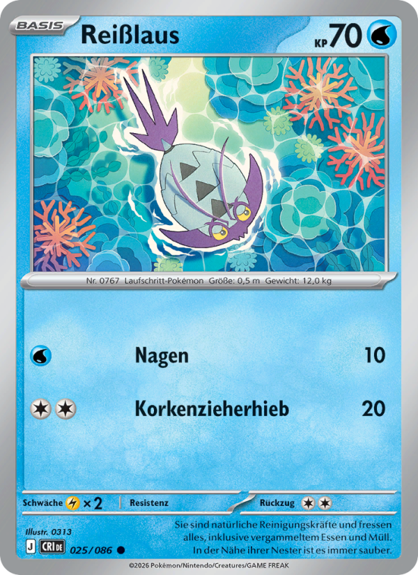 Reißlaus 025 — Wachsendes Chaos (German Pokémon TCG card)
