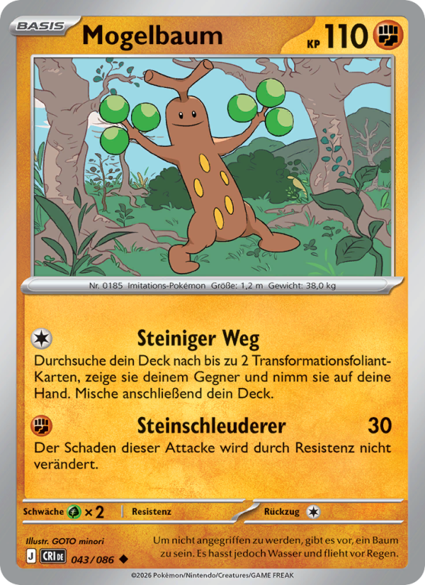 Mogelbaum 043 — Wachsendes Chaos (German Pokémon TCG card)