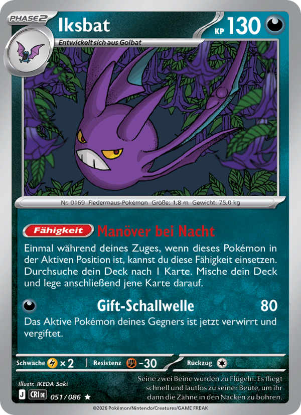 Iksbat 051 — Wachsendes Chaos (German Pokémon TCG card)