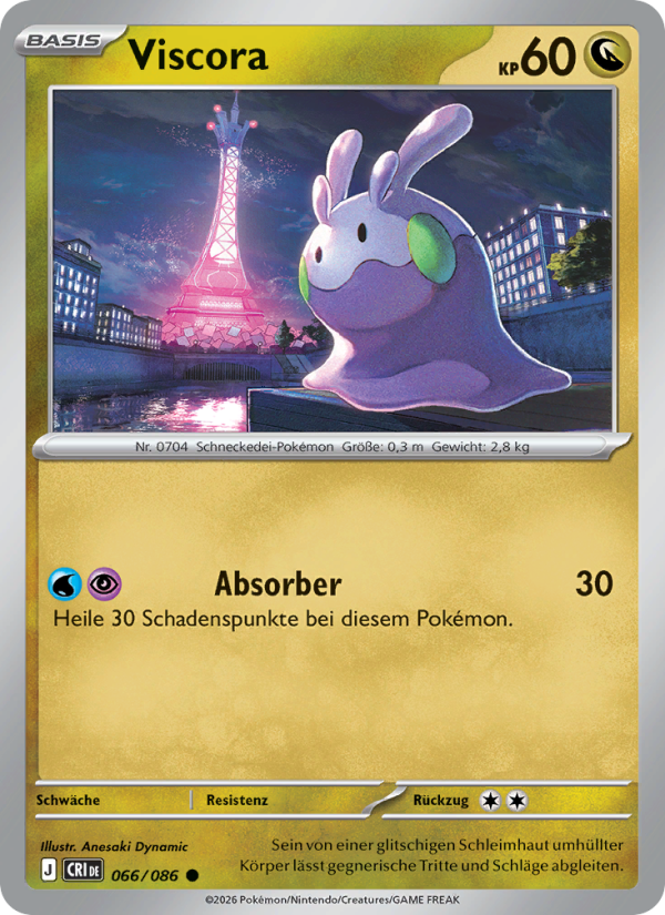Viscora 066 — Wachsendes Chaos (German Pokémon TCG card)