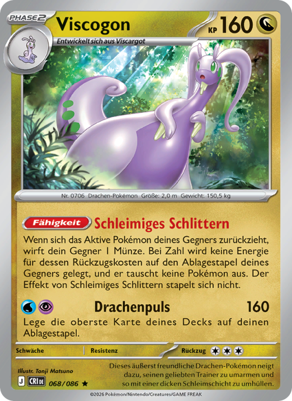 Viscogon 068 — Wachsendes Chaos (German Pokémon TCG card)