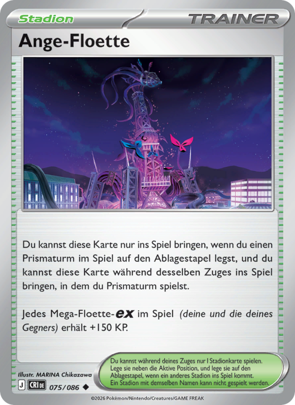 Ange-Floette 075 — Wachsendes Chaos (German Pokémon TCG card)