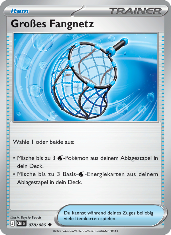 Großes Fangnetz 078 — Wachsendes Chaos (German Pokémon TCG card)