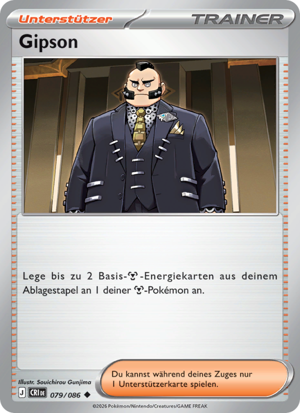 Gipson 079 — Wachsendes Chaos (German Pokémon TCG card)