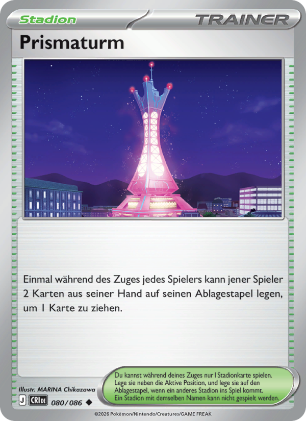 Prismaturm 080 — Wachsendes Chaos (German Pokémon TCG card)