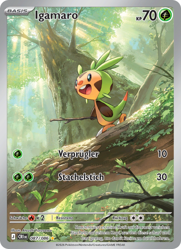 Igamaro 087 — Wachsendes Chaos (German Pokémon TCG card)