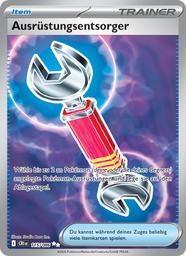 Ausrüstungsentsorger 115 — Wachsendes Chaos (German Pokémon TCG card)
