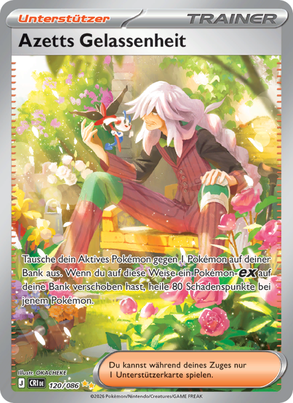 Azetts Gelassenheit 120 — Wachsendes Chaos (German Pokémon TCG card)