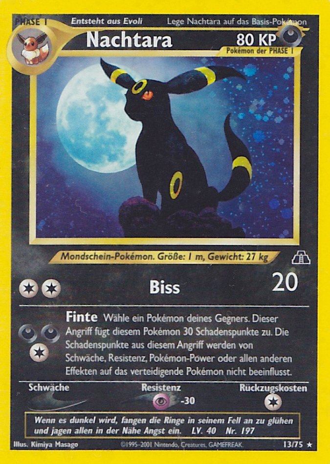 Nachtara 13 — Neo Discovery (German Pokémon TCG card)