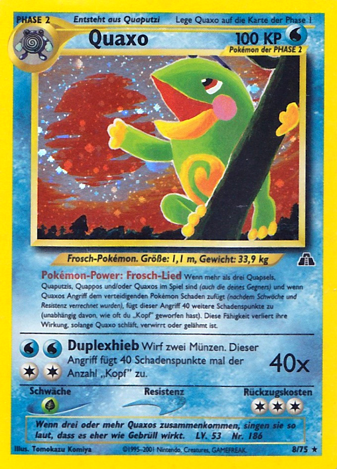 Quaxo 27 — Neo Discovery (German Pokémon TCG card)