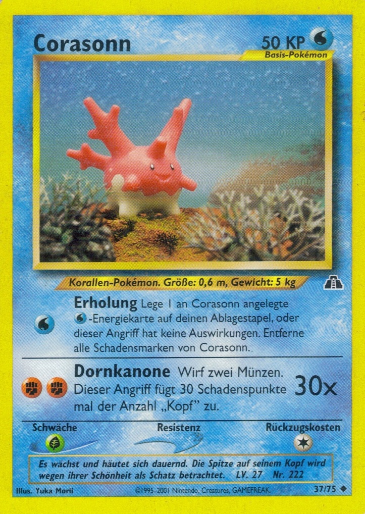 Corasonn 37 — Neo Discovery (German Pokémon TCG card)