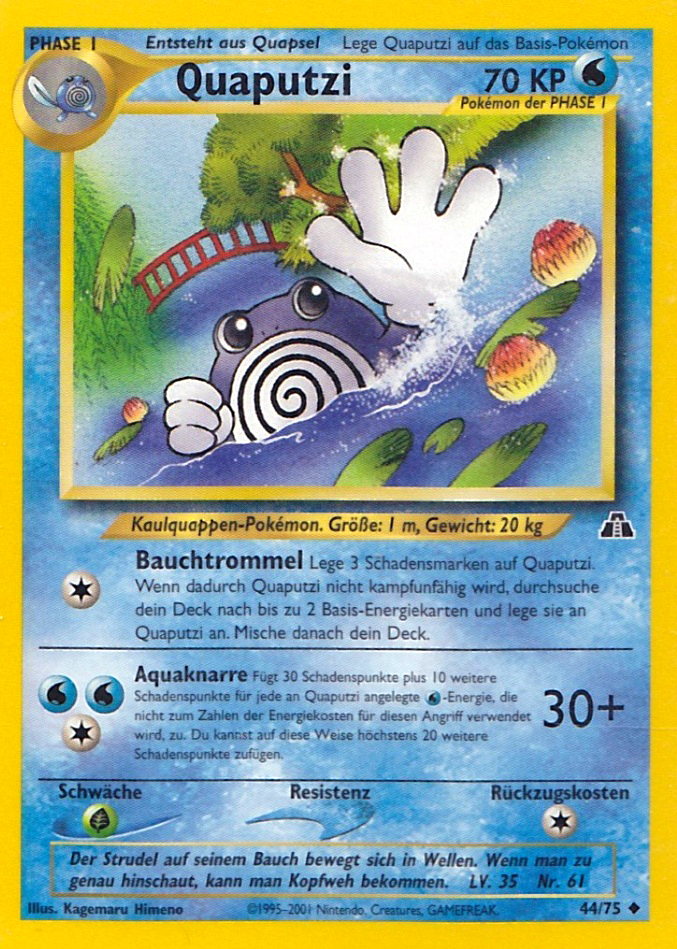Quaputzi 44 — Neo Discovery (German Pokémon TCG card)