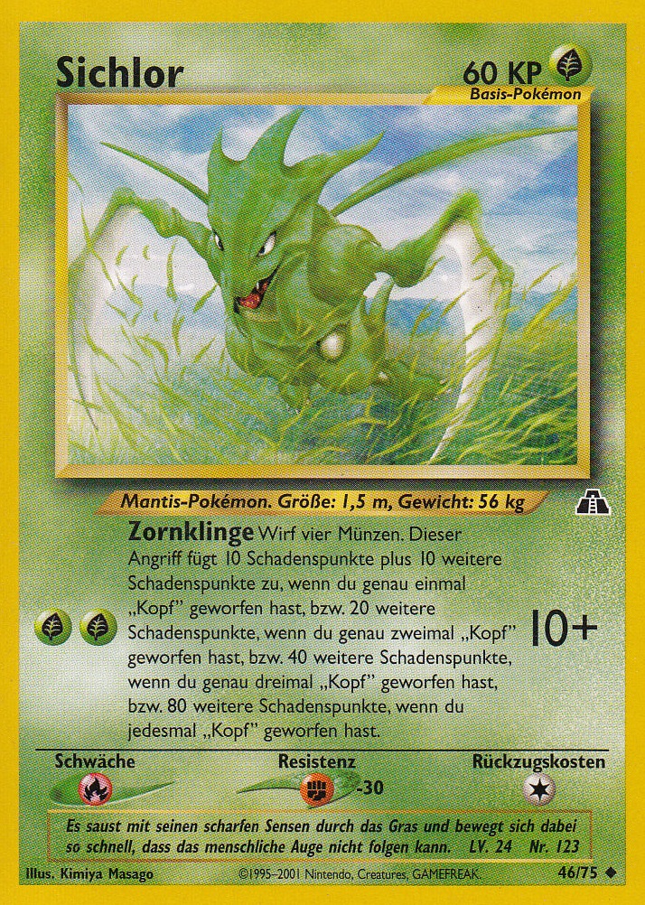 Sichlor 46 — Neo Discovery (German Pokémon TCG card)