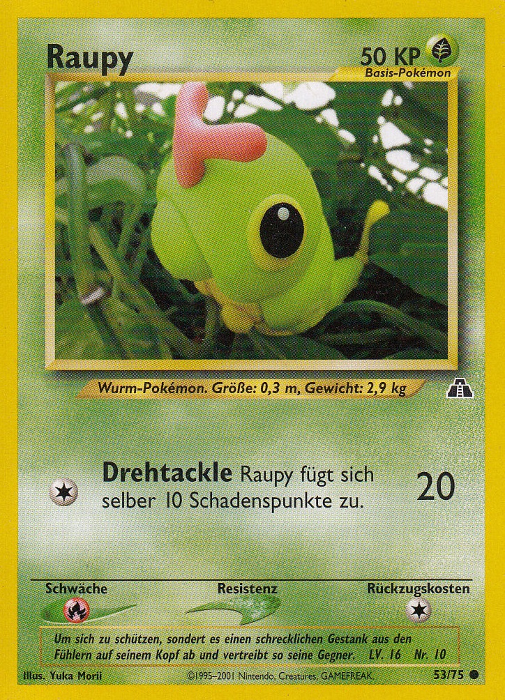 Raupy 53 — Neo Discovery (German Pokémon TCG card)