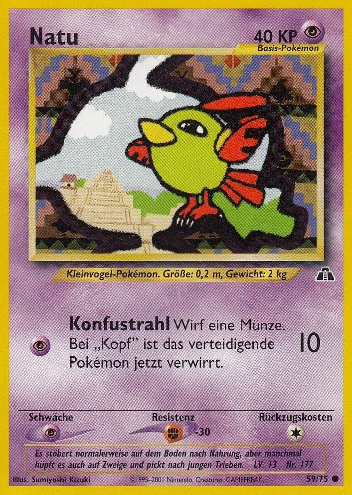 Natu 59 — Neo Discovery (German Pokémon TCG card)