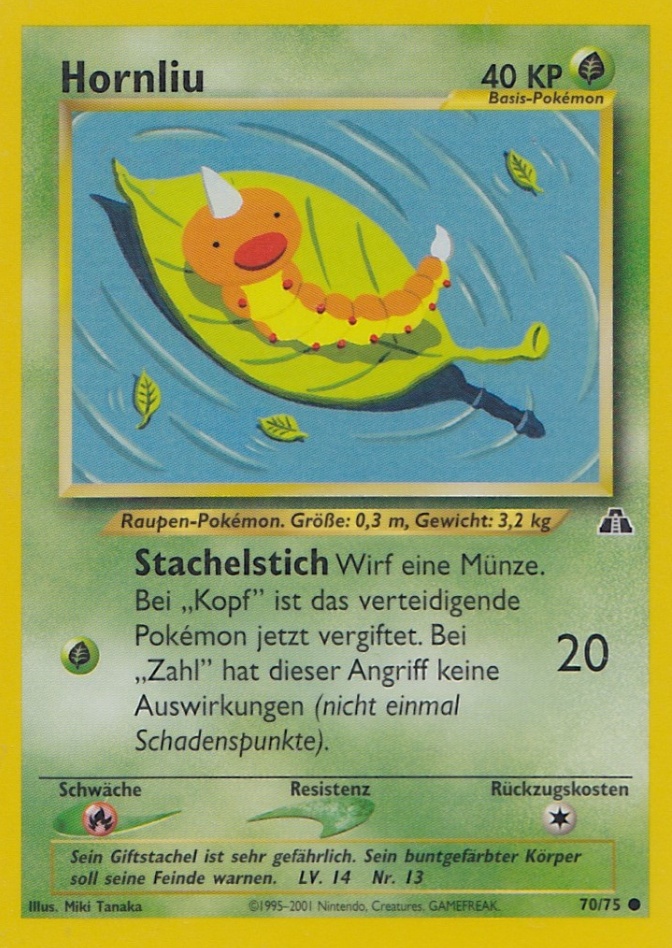 Hornliu 70 — Neo Discovery (German Pokémon TCG card)