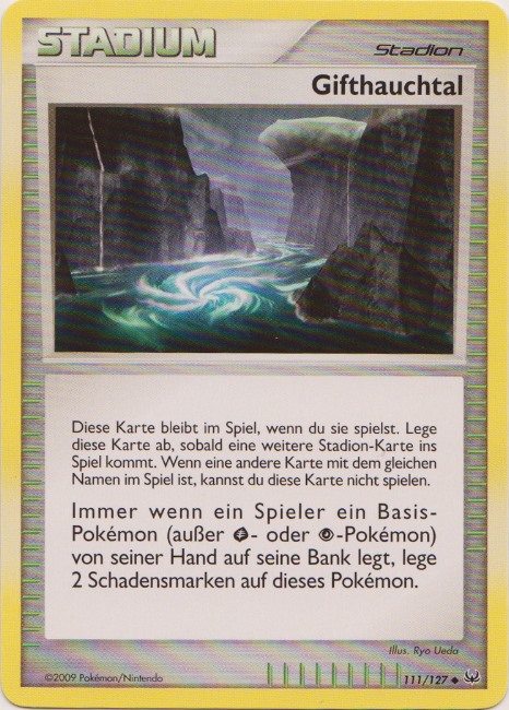Gifthauchtal 111 — Platinum (German Pokémon TCG card)