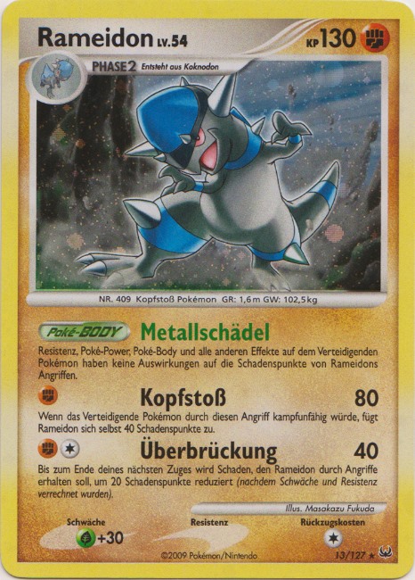 Rameidon 13 — Platinum (German Pokémon TCG card)